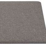 vidaXL Panouri de perete 12 buc. gri deschis 60x30 cm textil 2,16 m²