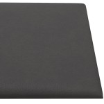 vidaXL Panouri de perete 12 buc. gri 60x30 cm piele ecologică 2,16 m² vidaXL Panouri de perete 12 buc. gri 60x30 cm piele ecologică 2,16 m²