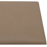 vidaXL Panouri de perete 12 buc. cappuccino 60x30 cm piele eco 2,16 m² vidaXL Panouri de perete 12 buc. cappuccino 60x30 cm piele eco 2,16 m²