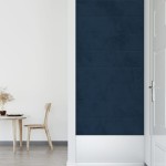 vidaXL Panouri de perete 12 buc. albastru 60x30 cm catifea 2,16 m² vidaXL Panouri de perete 12 buc. albastru 60x30 cm catifea 2,16 m²