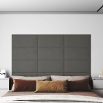 vidaXL Panouri de perete 12 buc. gri deschis 60x30 cm catifea 2,16 m² vidaXL Panouri de perete 12 buc. gri deschis 60x30 cm catifea 2,16 m²