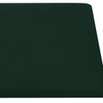 vidaXL Panouri de perete 12 buc. verde închis 60x30 cm catifea 2,16 m² vidaXL Panouri de perete 12 buc. verde închis 60x30 cm catifea 2,16 m²