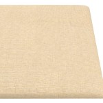 vidaXL Panouri de perete 12 buc. crem 90x15 cm textil 1,62 m² vidaXL Panouri de perete 12 buc. crem 90x15 cm textil 1,62 m²
