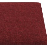 vidaXL Panouri de perete 12 buc. roșu vin 90x15 cm textil 1,62 m² vidaXL Panouri de perete 12 buc. roșu vin 90x15 cm textil 1,62 m²