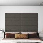 vidaXL Panouri de perete 12 buc. gri închis 90x15 cm catifea 1,62 m² vidaXL Panouri de perete 12 buc. gri închis 90x15 cm catifea 1,62 m²