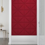 vidaXL Panouri de perete, 12 buc., roșu vin, 30x30 cm, catifea 0,54 m²