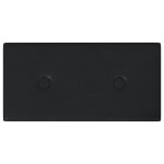 vidaXL Panouri perete 12 buc. negru 30x15 cm piele ecologică 0,54 m²