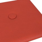 vidaXL Panouri de perete 12 buc. roșu 30x15 cm piele ecologică 0,54 m² vidaXL Panouri de perete 12 buc. roșu 30x15 cm piele ecologică 0,54 m²