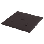 vidaXL Panouri perete 12 buc. negru, 30x30 cm piele ecologică, 1,08 m²