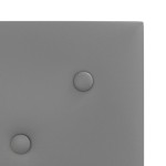 vidaXL Panouri perete 12 buc. gri, 30x30 cm, piele ecologică, 1,08 m² vidaXL Panouri perete 12 buc. gri, 30x30 cm, piele ecologică, 1,08 m²