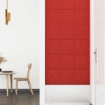vidaXL Panouri perete 12 buc. roșu vin 30x30cm piele ecologică 1,08 m² vidaXL Panouri perete 12 buc. roșu vin 30x30cm piele ecologică 1,08 m²