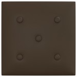 vidaXL Panouri perete 12 buc. maro, 30x30 cm, piele ecologică 1,08 m² vidaXL Panouri perete 12 buc. maro, 30x30 cm, piele ecologică 1,08 m²