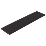 vidaXL Panouri perete 12 buc. negru, 60x15 cm, piele ecologică 1,08 m² vidaXL Panouri perete 12 buc. negru, 60x15 cm, piele ecologică 1,08 m²