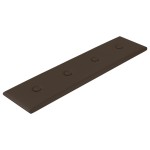 vidaXL Panouri perete 12 buc. maro, 60x15 cm, piele ecologică, 1,08 m² vidaXL Panouri perete 12 buc. maro, 60x15 cm, piele ecologică, 1,08 m²
