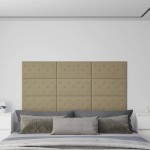 vidaXL Panouri de perete 12 buc. cappuccino 60x30 cm piele eco 2,16 m² vidaXL Panouri de perete 12 buc. cappuccino 60x30 cm piele eco 2,16 m²