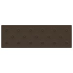 vidaXL Panouri de perete 12 buc. maro 90x30 cm piele ecologică 3,24 m² vidaXL Panouri de perete 12 buc. maro 90x30 cm piele ecologică 3,24 m²