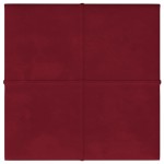 vidaXL Panouri de perete 12 buc. roșu vin 30x30 cm catifea 1,08 m² vidaXL Panouri de perete 12 buc. roșu vin 30x30 cm catifea 1,08 m²