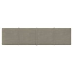 vidaXL Panouri de perete 12 buc. gri deschis 60x15 cm catifea 1,08 m² vidaXL Panouri de perete 12 buc. gri deschis 60x15 cm catifea 1,08 m²
