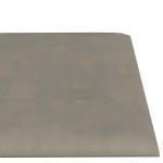 vidaXL Panouri de perete 12 buc. gri deschis 60x15 cm catifea 1,08 m² vidaXL Panouri de perete 12 buc. gri deschis 60x15 cm catifea 1,08 m²