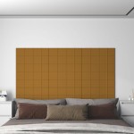 vidaXL Panouri de perete 12 buc. maro 60x15 cm catifea 1,08 m² vidaXL Panouri de perete 12 buc. maro 60x15 cm catifea 1,08 m²