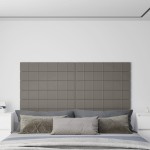 vidaXL Panouri de perete 12 buc. gri deschis 90x15 cm catifea 1,62 m² vidaXL Panouri de perete 12 buc. gri deschis 90x15 cm catifea 1,62 m²