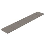 vidaXL Panouri de perete 12 buc. gri deschis 90x15 cm catifea 1,62 m² vidaXL Panouri de perete 12 buc. gri deschis 90x15 cm catifea 1,62 m²