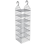 vidaXL Organizator pentru dulap suspendat, cu 7 rafturi vidaXL Organizator pentru dulap suspendat, cu 7 rafturi