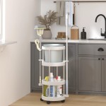 vidaXL Cărucior produse curățenie cu coș de depozitare, aluminiu vidaXL Cărucior produse curățenie cu coș de depozitare, aluminiu