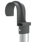 vidaXL Suport de uscare rufe suspendat, 3 niveluri, aluminiu