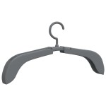 vidaXL Umerașe extensibile, 5 buc., gri vidaXL Umerașe extensibile, 5 buc., gri