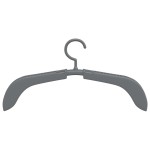 vidaXL Umerașe extensibile, 5 buc., gri vidaXL Umerașe extensibile, 5 buc., gri