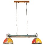 vidaXL Lustră suspendată industrială 25 W, multicolor, 111 cm E27 vidaXL Lustră suspendată industrială 25 W, multicolor, 111 cm E27
