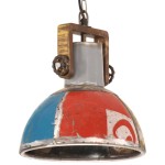 vidaXL Lustră suspendată industrială 25 W multicolor 30 cm E27 rotund vidaXL Lustră suspendată industrială 25 W multicolor 30 cm E27 rotund