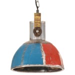 vidaXL Lustră suspendată industrială 25 W multicolor 30 cm E27 rotund vidaXL Lustră suspendată industrială 25 W multicolor 30 cm E27 rotund