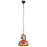 vidaXL Lustră suspendată industrială 25 W multicolor 30 cm E27 rotund vidaXL Lustră suspendată industrială 25 W multicolor 30 cm E27 rotund