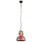 vidaXL Lustră suspendată industrială 25 W multicolor 30 cm E27 rotund vidaXL Lustră suspendată industrială 25 W multicolor 30 cm E27 rotund