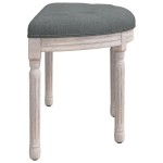 vidaXL Bancă, gri închis, 81,5x41x49 cm, material textil vidaXL Bancă, gri închis, 81,5x41x49 cm, material textil