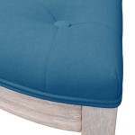 vidaXL Bancă, albastru, 81,5x41x49 cm, catifea vidaXL Bancă, albastru, 81,5x41x49 cm, catifea