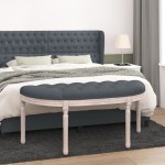 vidaXL Bancă, gri închis, 110,5x45x49 cm, catifea vidaXL Bancă, gri închis, 110,5x45x49 cm, catifea