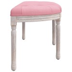 vidaXL Bancă, roz, 110,5x45x49 cm, catifea vidaXL Bancă, roz, 110,5x45x49 cm, catifea