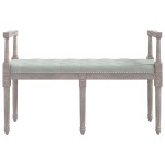vidaXL Bancă, gri deschis, 110x40x70 cm, catifea vidaXL Bancă, gri deschis, 110x40x70 cm, catifea