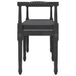 vidaXL Bancă, negru, 110x40x70 cm, catifea vidaXL Bancă, negru, 110x40x70 cm, catifea