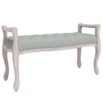 vidaXL Bancă, gri deschis, 110x45x60 cm, catifea vidaXL Bancă, gri deschis, 110x45x60 cm, catifea