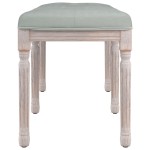 vidaXL Bancă, gri deschis, 110x40x49 cm, catifea vidaXL Bancă, gri deschis, 110x40x49 cm, catifea