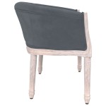 vidaXL Bancă, gri închis, 98x56x69 cm, catifea vidaXL Bancă, gri închis, 98x56x69 cm, catifea