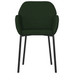 vidaXL Scaune de sufragerie, 2 buc., verde închis, catifea vidaXL Scaune de sufragerie, 2 buc., verde închis, catifea