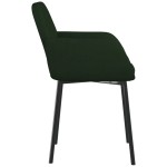 vidaXL Scaune de sufragerie, 2 buc., verde închis, catifea vidaXL Scaune de sufragerie, 2 buc., verde închis, catifea