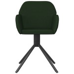vidaXL Scaune de bucătărie pivotante, 2 buc., verde închis, catifea vidaXL Scaune de bucătărie pivotante, 2 buc., verde închis, catifea
