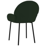 vidaXL Scaune de bucătărie, 2 buc., verde închis, catifea vidaXL Scaune de bucătărie, 2 buc., verde închis, catifea