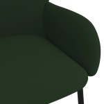 vidaXL Scaune de bucătărie, 2 buc., verde închis, catifea vidaXL Scaune de bucătărie, 2 buc., verde închis, catifea